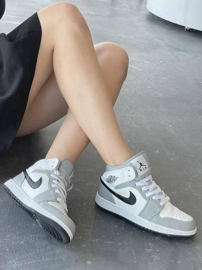 nike jordan 1 grey black