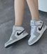 Баскетбольні кросівки Nike Air Jordan 1 Retro High Grey Black 2071 фото 1