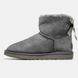 Зимові чоботи UGG Mini Bailey Bow Grey 9759 фото 1