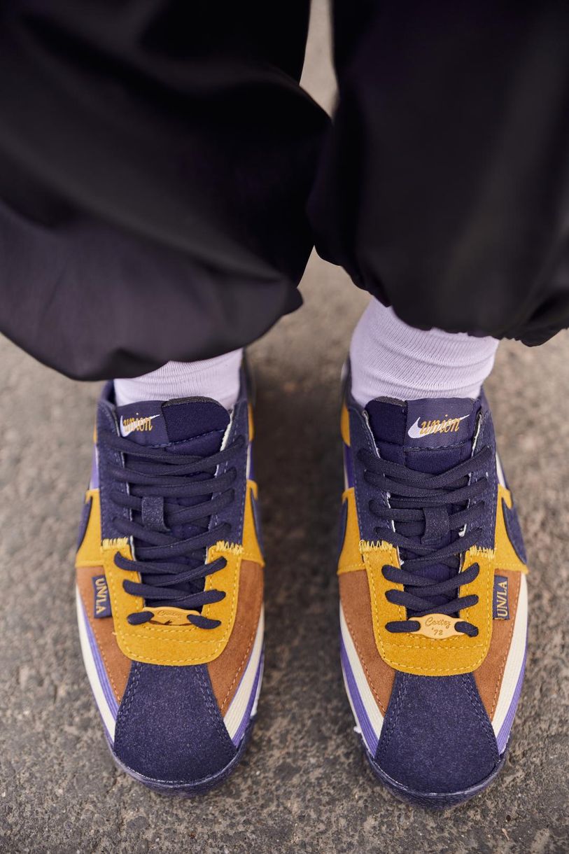 Кросівки Nike Cortez x Union L.A. Blue Yellow 1801 фото