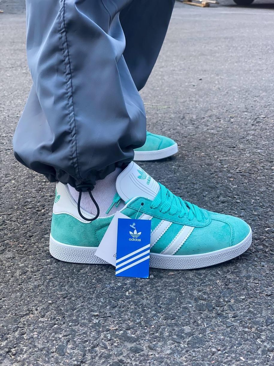 Кеды Adidas Gazelle Mint 2472 фото