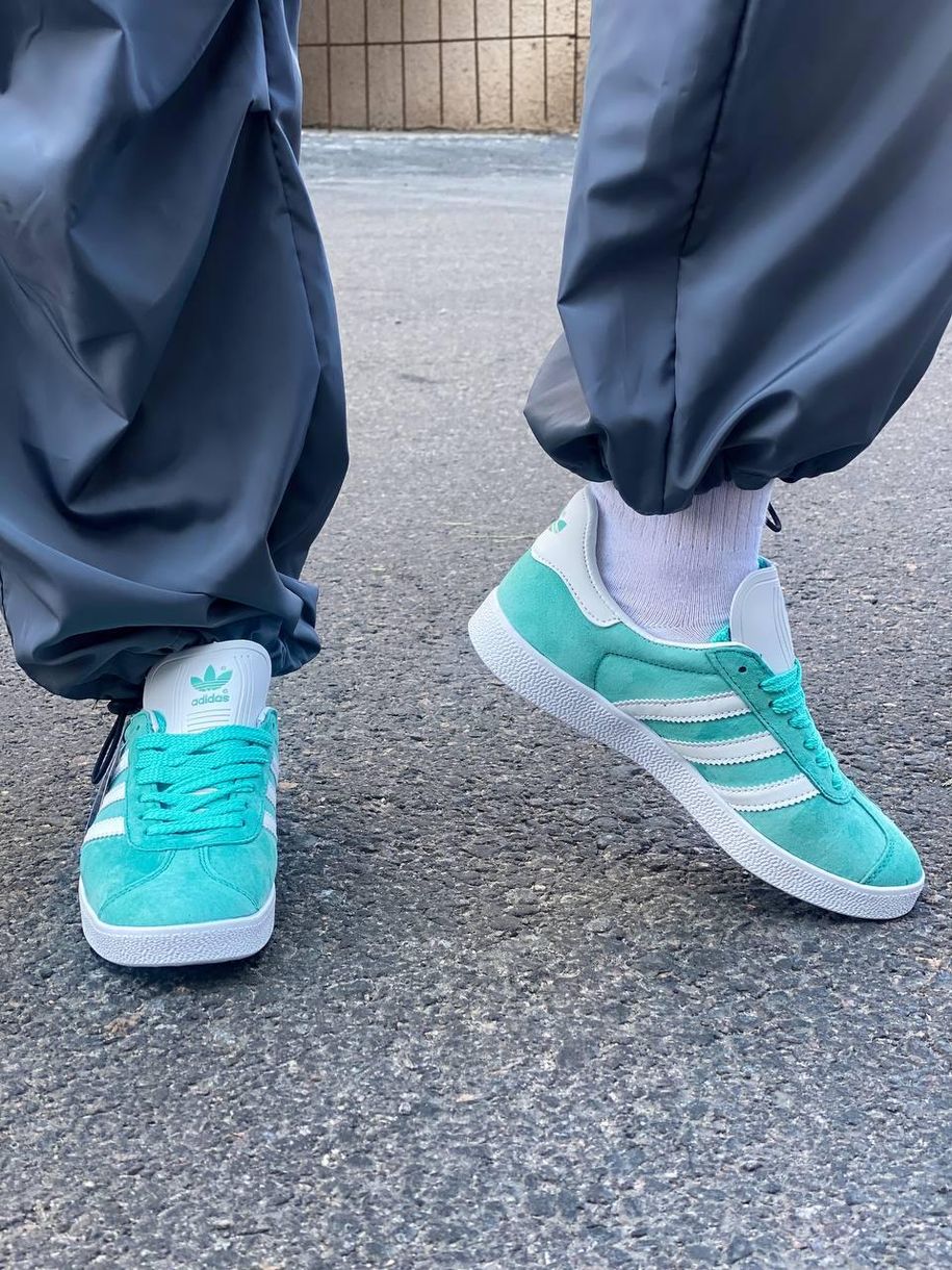 Кеды Adidas Gazelle Mint 2472 фото