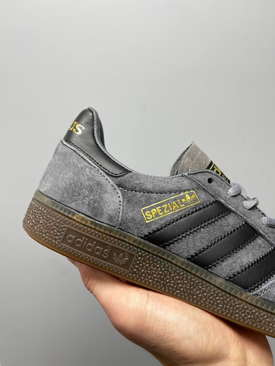 Кеди Adidas Spezial Grey Black Brown 4135 фото