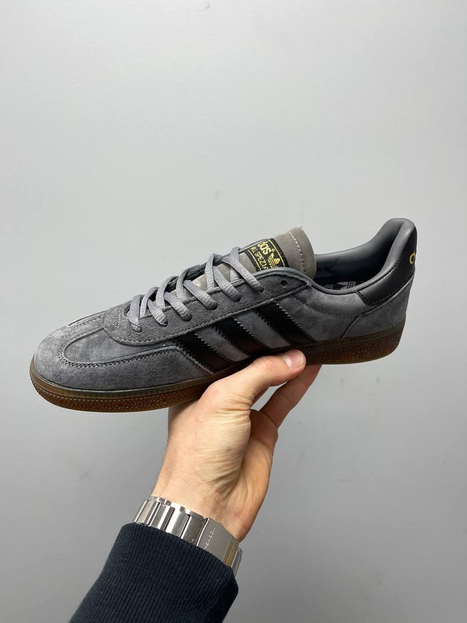 Кеди Adidas Spezial Grey Black Brown 4135 фото