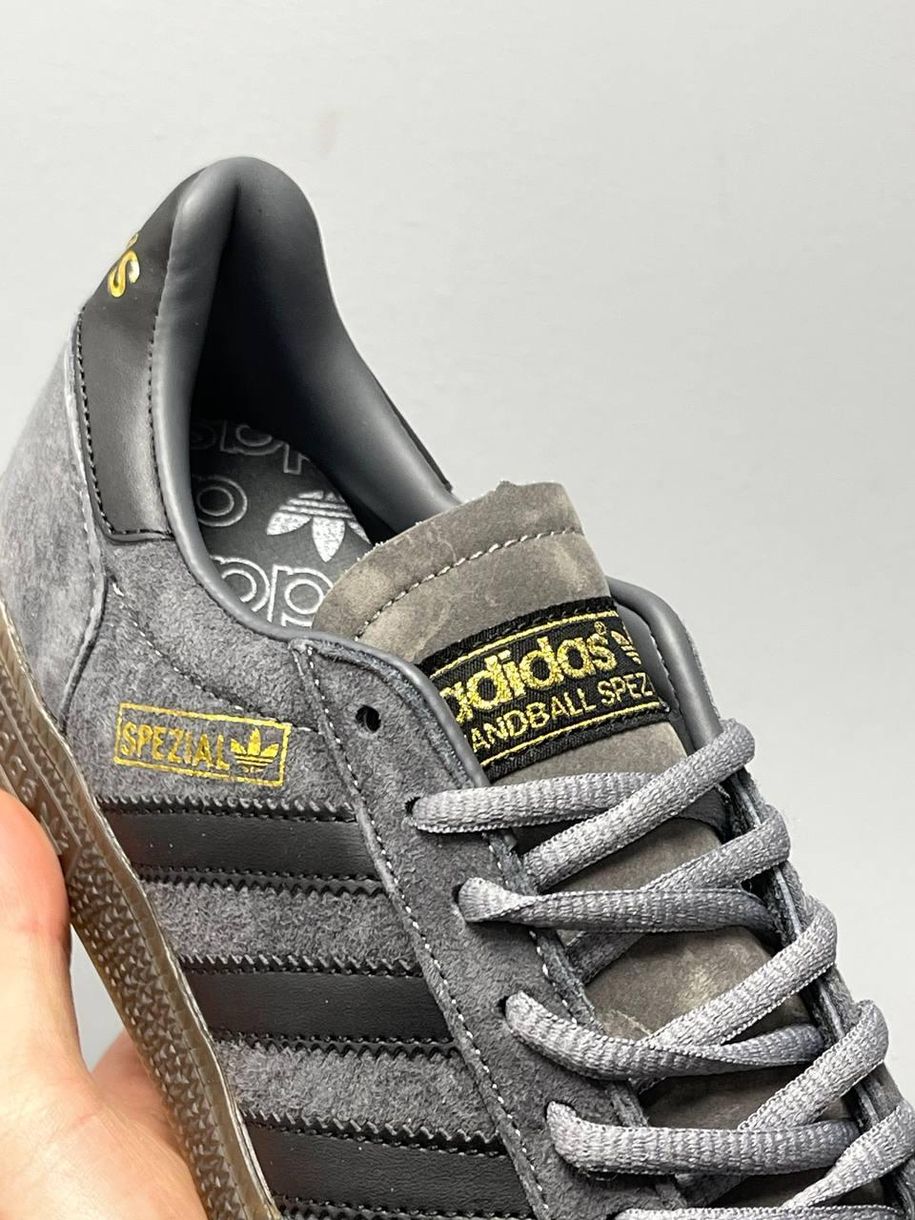 Кеди Adidas Spezial Grey Black Brown 4135 фото