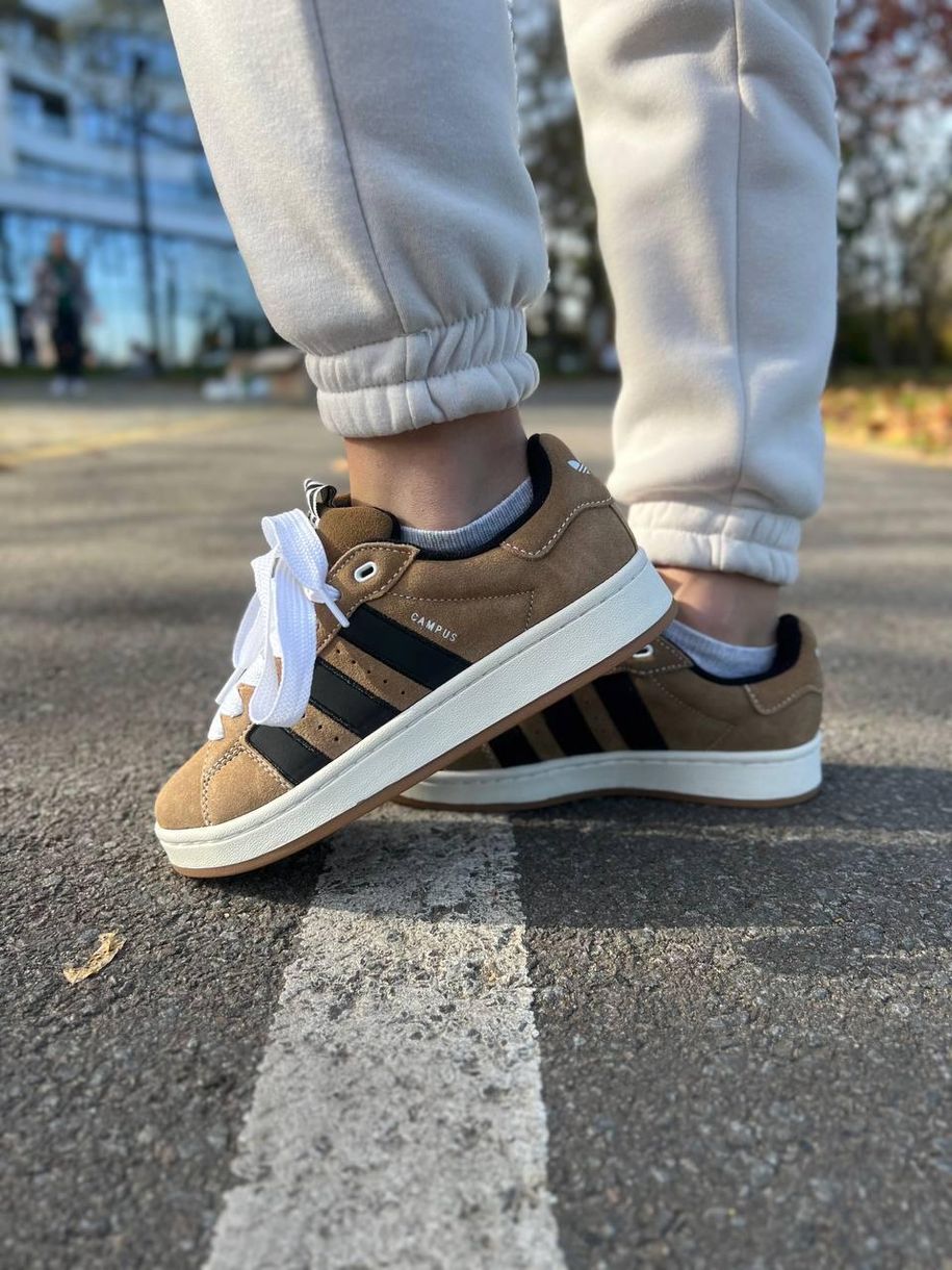 Кросівки Adidas Campus 00s Brown White 10292 фото