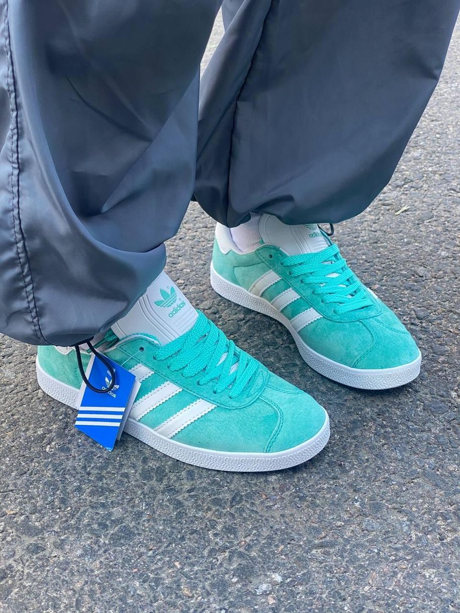 Кеды Adidas Gazelle Mint 2472 фото