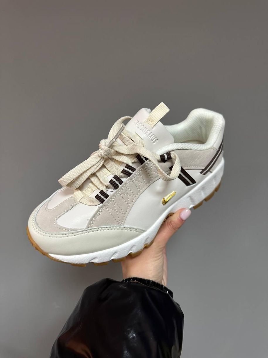 Кроссовки Nike Humara LX Jacquemus Light Bone Gold 809 фото