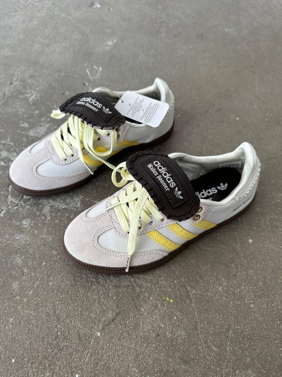 Кросівки Adidas Samba x Wales Bonner Yellow 9481 фото