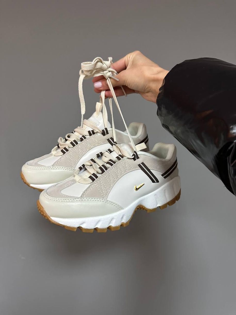 Кроссовки Nike Humara LX Jacquemus Light Bone Gold 809 фото