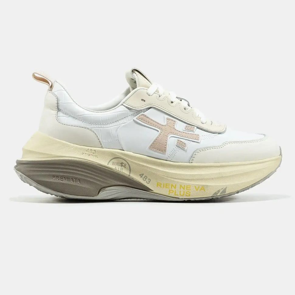 Premiata HILL White Beige Cream, 36