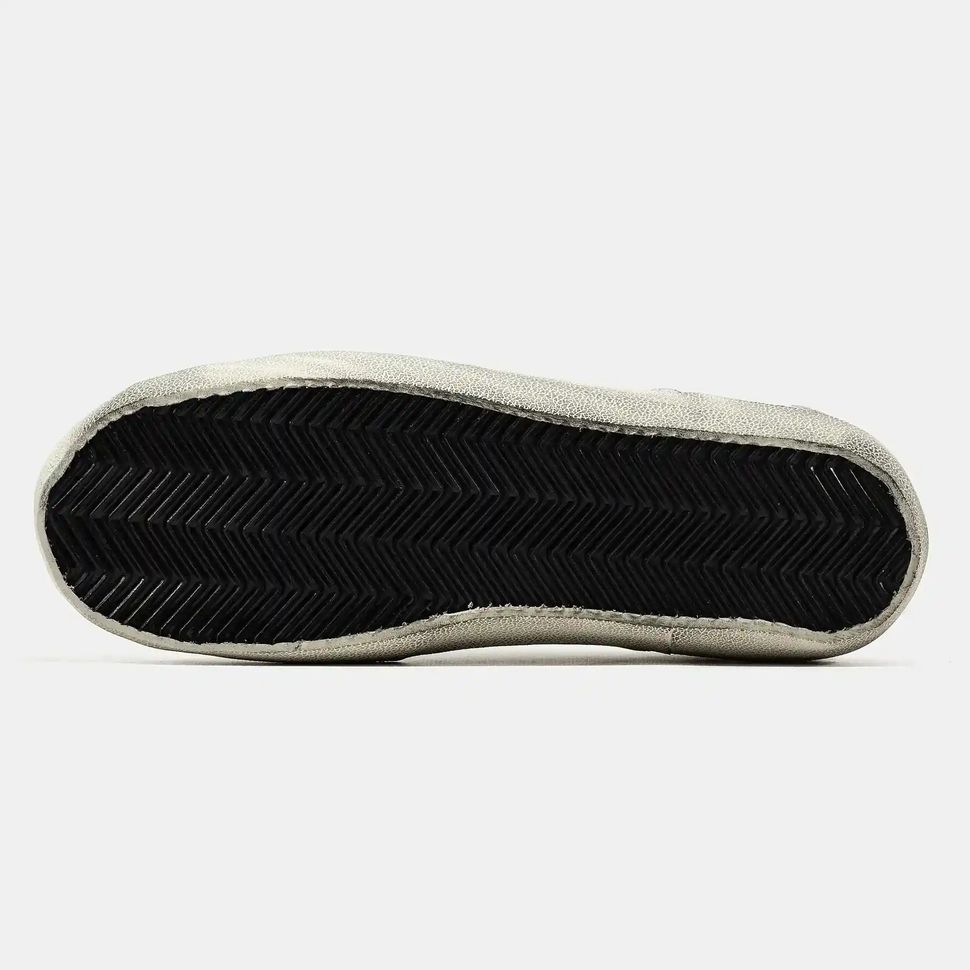 Golden Goose Superstar Mule White Grey