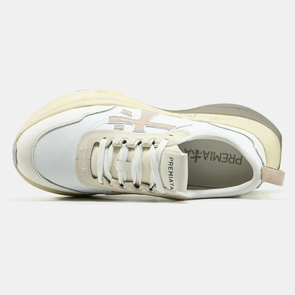 Premiata HILL White Beige Cream, 36