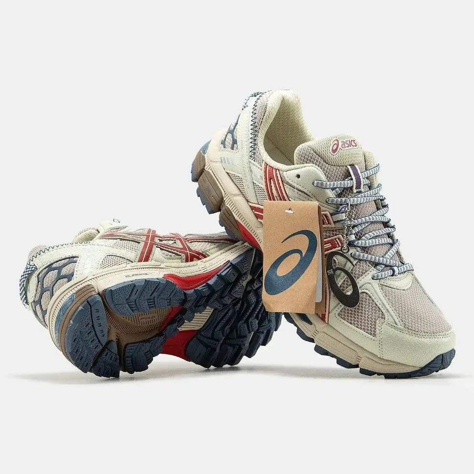 Asics Gel-Kahana 8 Cream Red Blue