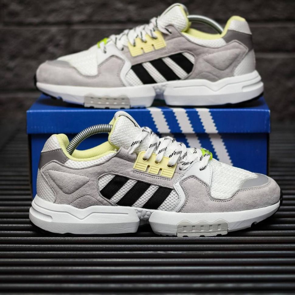 Кроссовки Adidas ZX Torsion Grey White Black 8945 фото