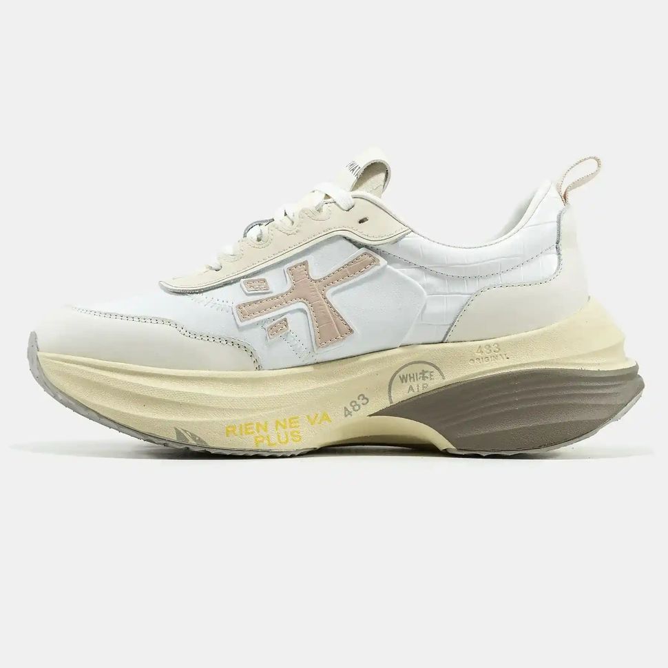 Premiata HILL White Beige Cream, 36