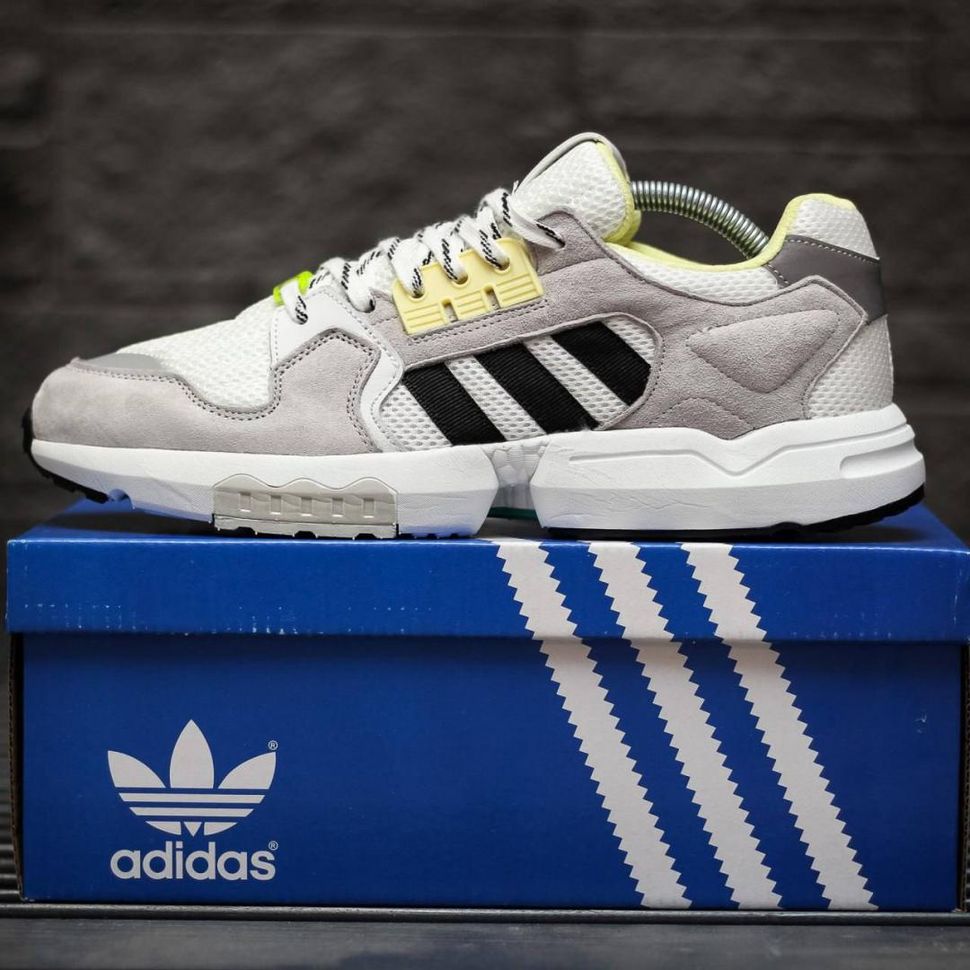 Кроссовки Adidas ZX Torsion Grey White Black 8945 фото