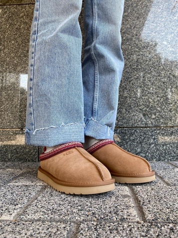 Зимові чоботи Ugg Tasman Chestnut (червона вишивка), 36