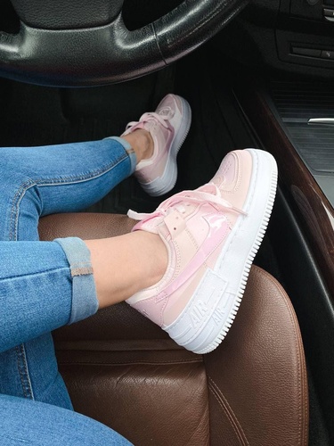 Кросівки Nike Air Force 1 SHADOW Pink White 4 5525 фото