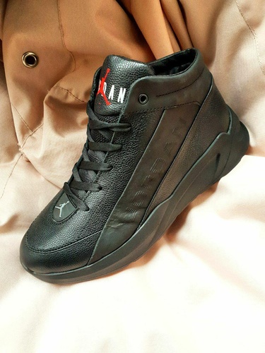 Зимові баскетбольні кросівки Nike Jordan Boots Winter Leather 2264 фото
