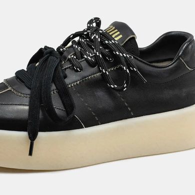Miu Miu Platform Sneakers Black White, розмір 38