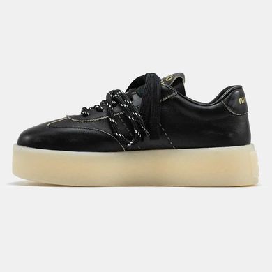 Miu Miu Platform Sneakers Black White, розмір 38