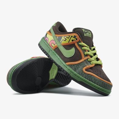 Nike SB Dunk Low Brown Green Orange, 38