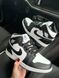 Зимові баскетбольні кросівки Nike Air Jordan Black White. v2 9764 фото 2