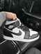 Зимові баскетбольні кросівки Nike Air Jordan Black White. v2 9764 фото 8