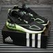 Кросівки Adidas ZX 2K Boost Black Green White 8959 фото 1