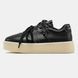 Miu Miu Platform Sneakers Black White