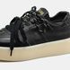Miu Miu Platform Sneakers Black White