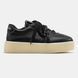 Miu Miu Platform Sneakers Black White