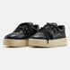 Miu Miu Platform Sneakers Black White