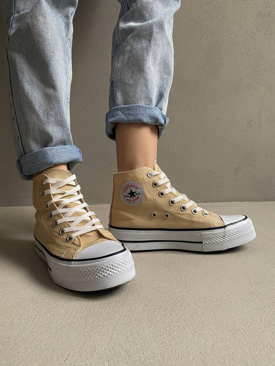 Converse Chack Taylor Beige 7010 фото