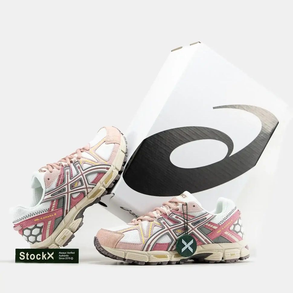 Asics Gel-Kahana 8 Pink Beige White