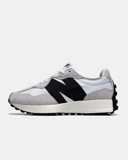 New Balance 327 White Black Grey