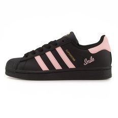 Adidas Superstar Smile Black Pink, 37.5
