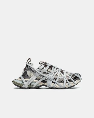 Balenciaga 3XL Extreme Lace Brown Grey Beige, 36