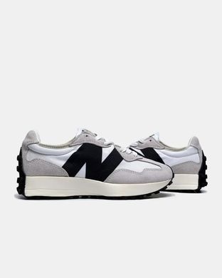 New Balance 327 White Black Grey