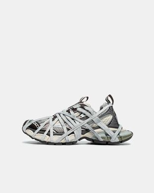 Balenciaga 3XL Extreme Lace Brown Grey Beige, 36