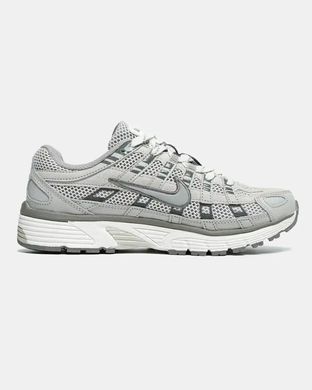 Nike P-6000 Light Grey Silver Mesh, 36