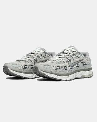 Nike P-6000 Light Grey Silver Mesh, 36