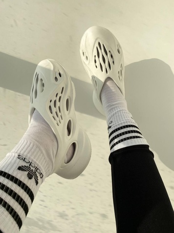 Сандалі Adidas YEEZY Foam Runner Sand White (No Logo) 7751 фото