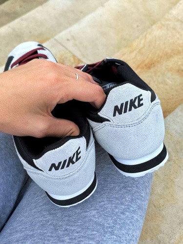 Кросівки Nike Cortez Classic Leather Black Grey 7843 фото