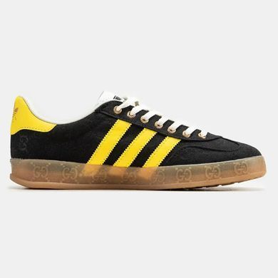 Adidas Gazelle x Gucci Black Yellow Gum
