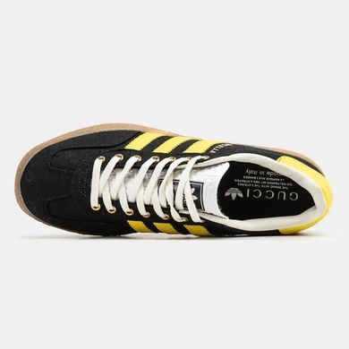 Adidas Gazelle x Gucci Black Yellow Gum