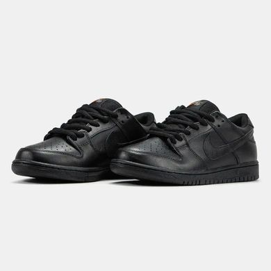 Nike SB Dunk Low Triple Black Leather
