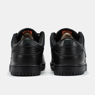 Nike SB Dunk Low Triple Black Leather