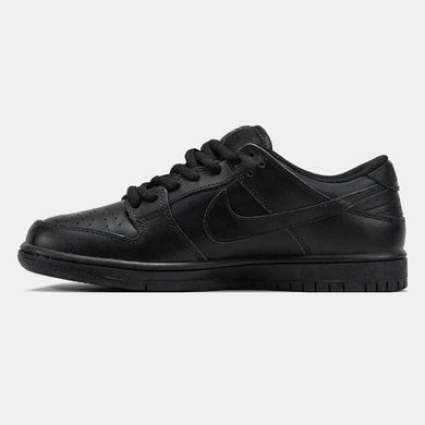 Nike SB Dunk Low Triple Black Leather